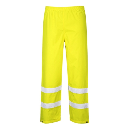 Pantalon haute visibilité imperméable classe 2 Traffic Jaune – Portwest S480
