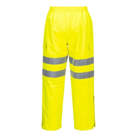 Pantalon de pluie haute visibilité imperméable respirant 3L Jaune – Portwest S595