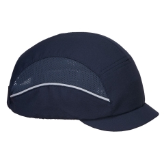 Casquette anti-heurt ventilée Micro Peak espaces confinés Marine – Portwest PS69