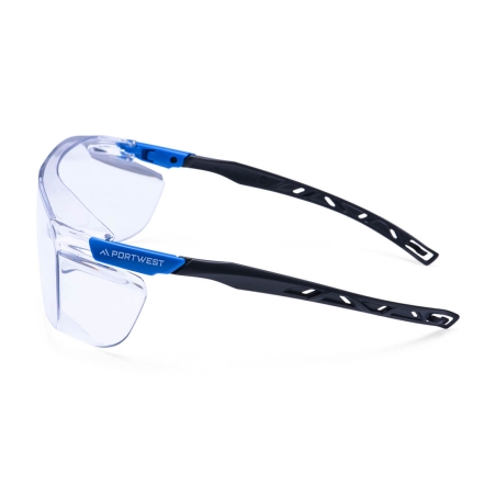 Sur-lunettes de sécurité OTG légères sans métal Incolore – Portwest PS31