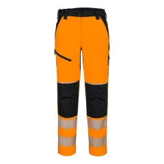 Pantalon stretch haute visibilité femme PW3 Orange/noir – Portwest T141