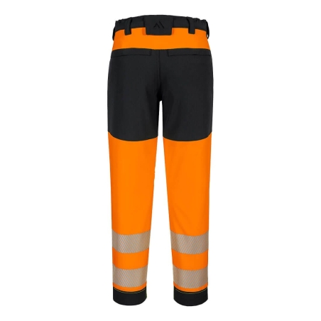 Pantalon stretch haute visibilité femme PW3 Orange/noir – Portwest T141