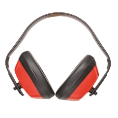 Casque anti-bruit atténuation SNR 27 dB conception sans métal Rouge – Portwest PW40
