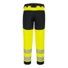 Pantalon stretch haute visibilité femme PW3 Jaune/noir – Portwest T141