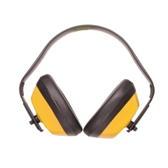Casque anti-bruit atténuation SNR 27 dB conception sans métal Jaune – Portwest PW40