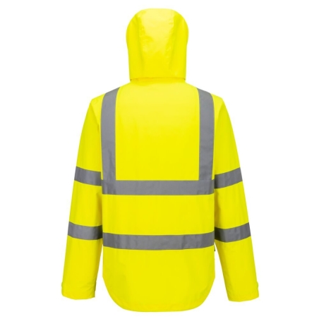 Veste légère pliable haute visibilité classe 3 imperméable Jaune – Portwest S164