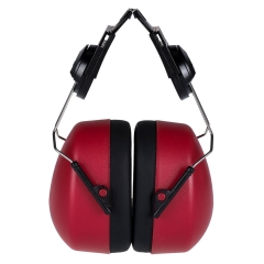 Coquilles antibruit adaptables pour casque de chantier Rouge – Portwest PW42