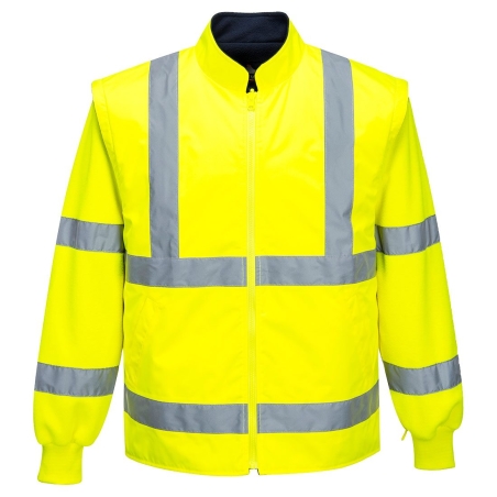 Parka haute visibilité 5 en 1 certifiée classe 3 Jaune – Portwest S765