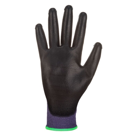 Gant enduit PU tactile pour écran assemblage électronique Violet/noir – Portwest A195