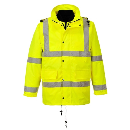 Parka haute visibilité 4-en-1 imperméable classe 3 Jaune – Portwest S468