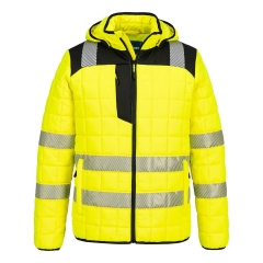 Veste hybride matelassée haute visibilité Insulatex classe 3 Jaune/noir – Portwest T165