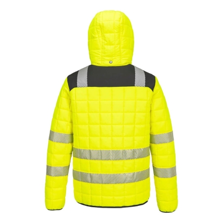 Veste hybride matelassée haute visibilité Insulatex classe 3 Jaune/noir – Portwest T165