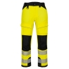 Pantalon travail en hauteur haute visibilité PW3 Jaune/noir – Portwest T142