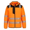 Veste hybride matelassée haute visibilité Insulatex classe 3 Orange/noir – Portwest T165