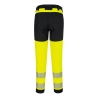 Pantalon stretch haute visibilité bandes réfléchissantes PW3 Jaune/noir – Portwest T140