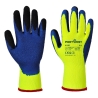 Gant thermique enduit latex bout des doigts renforcé Jaune/bleu – Portwest A185