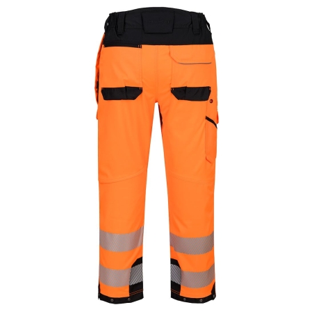 Pantalon travail en hauteur haute visibilité PW3 Orange/noir – Portwest T142