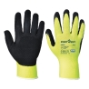 Gant de travail haute visibilité enduit mousse latex Jaune – Portwest A340