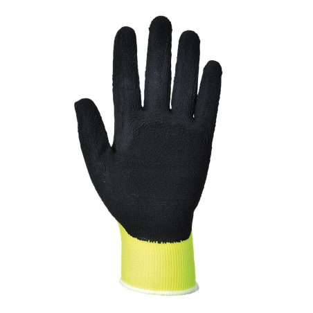 Gant de travail haute visibilité enduit mousse latex Jaune – Portwest A340