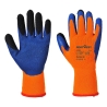 Gant thermique enduit latex bout des doigts renforcé Orange/bleu – Portwest A185