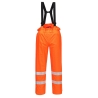 Pantalon de pluie haute visibilité ignifugé antistatique non doublé Orange – Portwest S780