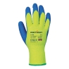 Gant froid enduit latex crêpé doublure acrylique Jaune/bleu – Portwest A145
