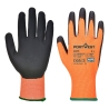 Gant anticoupure niveau D enduit PU haute visibilité Orange/noir – Portwest A625