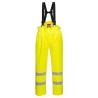Pantalon de pluie haute visibilité ignifugé antistatique non doublé Jaune – Portwest S780
