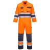 Combinaison haute visibilité classe 3 genouillères Orange/marine – Portwest TX55