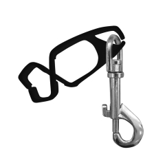 Clip porte-gants à fixer sur passant de ceinture Noir – Portwest A001, paquet de 40