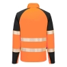 Sweatshirt haute visibilité zippé 1/4 classe 2 Orange/noir – Portwest T172