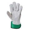 Gant docker cuir haute qualité manutention et construction Vert – Portwest A220