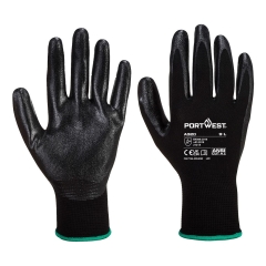 Gant de précision enduit grip milieu gras Noir – Portwest A320