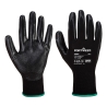 Gant de précision enduit grip milieu gras Noir – Portwest A320
