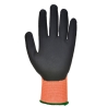 Gant anticoupure niveau D enduit PU haute visibilité Orange/noir – Portwest A625