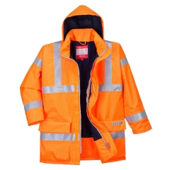 Parka haute visibilité multirisque antistatique retardateur de flamme Orange – Portwest S778