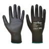 Gant paume enduit PU dextérité maximale - lot 288 paires Noir – Portwest AB129