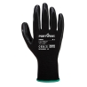Gant de précision enduit grip milieu gras Noir – Portwest A320