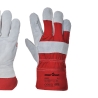 Gant docker cuir haute qualité manutention et construction Rouge – Portwest A220