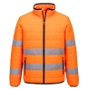 Veste matelassée haute visibilité isolation Insulatex classe 3 Orange/noir – Portwest S617