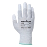 Gant antistatique bout de doigts enduit PU nylon carbone Gris – Portwest A198