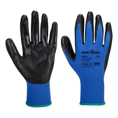 Gant de précision enduit grip milieu gras Bleu – Portwest A320