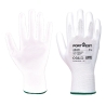 Gant paume enduit PU dextérité maximale - lot 288 paires Blanc – Portwest AB129