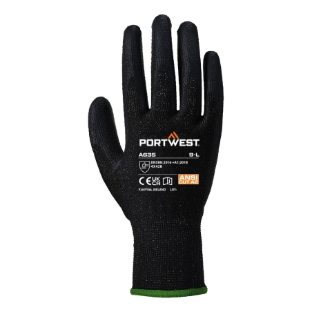 Gant anti-coupure niveau B économique Noir – Portwest A635