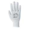 Gant antistatique polyester fibres de carbone ESD Gris – Portwest A197
