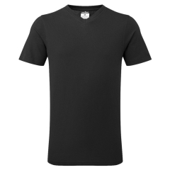 T-shirt de travail col en V 100% coton Noir – Portwest B197