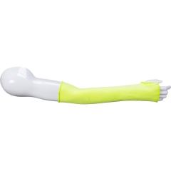 Manchette anti-coupure niveau D résistante à la chaleur 45 cm Jaune – Portwest A690, vendu à l'unité (1 manchette)