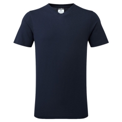T-shirt de travail col en V 100% coton Marine – Portwest B197