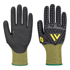 Gant impact anti-coupure niveau E nitrile ESD Noir – Portwest A756