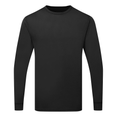 T-shirt manches longues thermique baselayer col rond Noir – Portwest B133